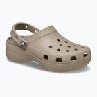 Moteriškos šlepetės Crocs Classic Platform Clog taupe