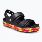 Vaikiški sandalai Crocs Crocband Cruiser Flames black