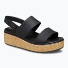 Moteriški sandalai Crocs Brooklyn Cork Low Wedge black/black