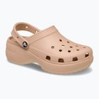 Moteriškos šlepetės Crocs Classic Platform Clog pink caramel