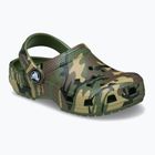 Vaikiškos šlepetės Crocs Classic Camouflage Toddler army green/multi