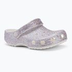 Vaikiškos šlepetės Crocs Classic Fantasy Glitter white