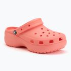 Moteriškos šlepetės Crocs Classic Platform Clog guava