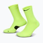 Kojinės Nike Running Midweight Crew volt/black/black