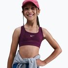 Vaikiška sportinė liemenėlė Nike Swoosh burgundy/white