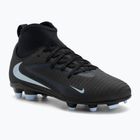 Nike Phantom 6 High Club FG/MG juodos/juodos spalvos vaikiški futbolo bateliai