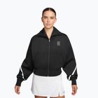 Moteriškas teniso džemperis Nike Advantage Dri-Fit FZ black/white