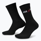 Kojinės Nike Jordan Everyday Crew 1 pora black/white/university red