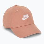 Nike Club Unstructured Futura Wash rose gold/white beisbolo kepuraitė