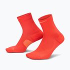 Kojinės Nike Running Midweight Micro Crew light crimson/turf orange/turf orange