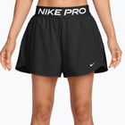 Moteriški treniruočių šortai Nike Pro Dri-Fit Mid-Rise Brief-Lined 3" black/white