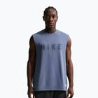 Vyriški treniruočių marškinėliai Nike Athletic Club Dri-Fit diffused blue/diffused blue
