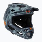 Vaikiškas dviratininko šalmas Fox Racing Rampage Image Print Jr arctic blue