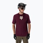 Vyriški dviračių marškinėliai Fox Racing Ranger Fox Head SS dark maroon