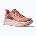 Moteriški bėgimo bateliai HOKA Clifton 10 blush/rose latte