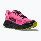 Moteriški bėgimo bateliai HOKA Challenger 8 neoninė rožinė/juoda