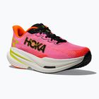 Moteriški bėgimo bateliai Hoka Mach X 3 neon rose/neon tangerine