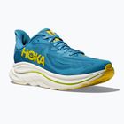 Vyriški bėgimo bateliai HOKA Clifton 10 Wide alpine blue/foggy night