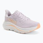 Moteriški bėgimo bateliai HOKA Clifton 10 lilac cream/tangerine glow