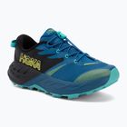 Vaikiški bėgimo bateliai HOKA Speedgoat 7 black/night glow blue