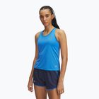 Moteriški bėgimo marškinėliai Under Armour Launch Singlet blue atlantis/reflective