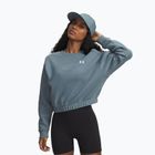Moteriškas džemperis Under Armour Rival Fleece Piped Crew jasper blue/white