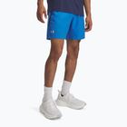 Vyriški bėgimo šortai Under Armour Launch 7" blue atlantis/washed navy/reflective