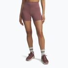 Moteriški treniruočių šortai Under Armour Project Rock Middie maroon mist/black