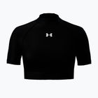 Moteriški treniruočių marškinėliai Under Armour HeatGear Crop Mock ultimate black/white