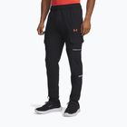 Vyriškos treniruočių kelnės Under Armour Tech Utility Woven black/castlerock/venom red