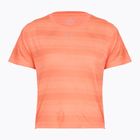 Moteriški bėgimo marškinėliai Under Armour Velociti electric tangerine/black/green mode