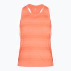 Moteriški bėgimo marškinėliai Under Armour Velociti Singlet electric tangerine/black/green mode