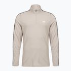 Vyriškas džemperis Under Armour Tech Taping 1/2 Zip timberwolf taupe/black/white