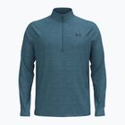 Vyriški marškinėliai su ilgomis rankovėmis Under Armour Tech Textured 1/2 Zip Boundless Blue/Black