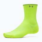 Kojinės Under Armour Velociti Lite Crew high vis yellow/high vis yellow/white