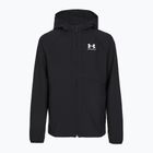 Vaikiška sportinė striukė Under Armour Vibe Woven Windbreaker Jacket juoda/balta