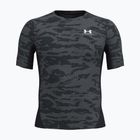 Vyriški treniruočių marškinėliai Under Armour HG Printed black/castlerock/white