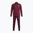 Vaikiškas sportinis kostiumas Under Armour Knit Track Suit vintage maroon/fresco blue/white