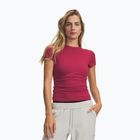 Moteriški treniruočių marškinėliai Under Armour Motion Fitted SS claret/ox blood