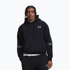 Vyriškas džemperis Under Armour Icon Fleece Taped Hoodie ultimate black/white