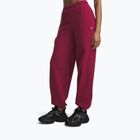 Moteriškos kelnės Under Armour Icon Fleece Gym Pant claret/white