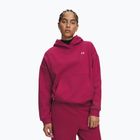 Moteriškas džemperis Under Armour Icon Fleece Hoodie claret/white