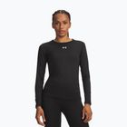 Moteriški treniruočių marškinėliai ilgomis rankovėmis Under Armour ColdGear Crew ultimate black/white