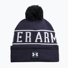 Vyriška žieminė kepurė Under Armour Halftime Pom Beanie midnight navy/white/white