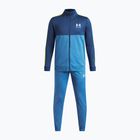 Vaikiškas sportinis kostiumas Under Armour Rival Cb Knit Track Suit aegean blue/blackout navy/white