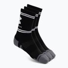 Kojinės Under Armour Perf Tech Nov Crew 3 pack ultimate black/ultimate black/white