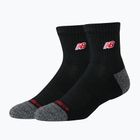 Kojinės New Balance Active Premium Crew Quarter 2 pairs black
