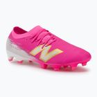 Futbolo batai New Balance Furon Pro V8 FG pink heat/sea salt/gold metallic