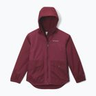 Vaikiška lietaus striukė Columbia Rainy Trails II Fleece rich wine