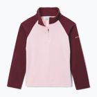 Vaikiškas flisinis džemperis Columbia Glacial Fleece satin pink/rich wine